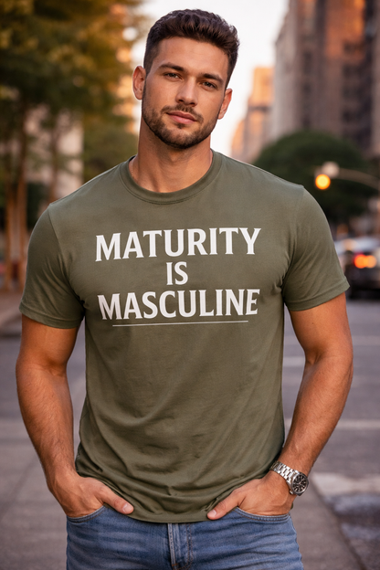 Maturity Is Masculine Tee | VBD Couture