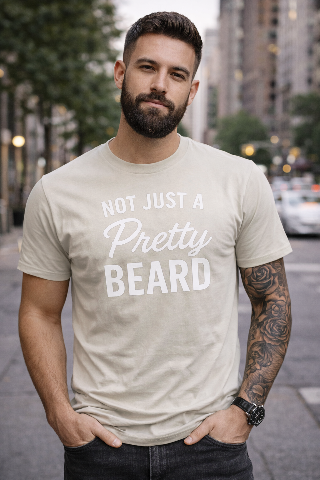 Not Just a Pretty Beard Tee | VBD Couture